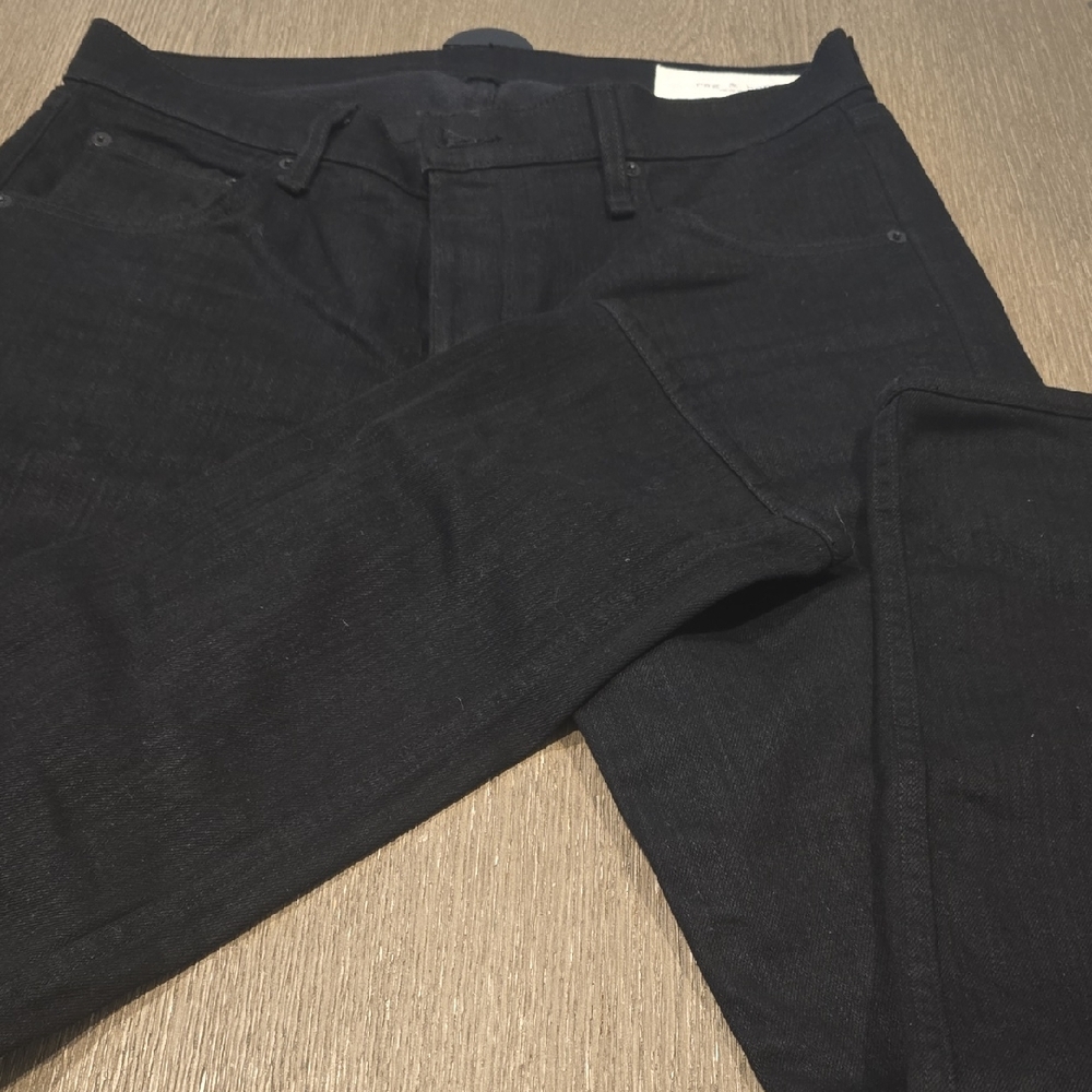 rag & bone Men's Black Slimfit Jeans